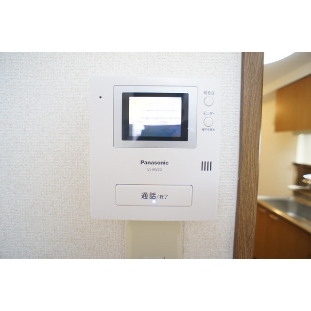 セキュリティ　不意の来客にも安心ですね