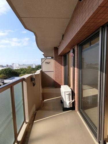 バルコニー　現状優先です。