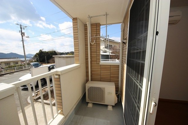 バルコニー　広々としたバルコニーです