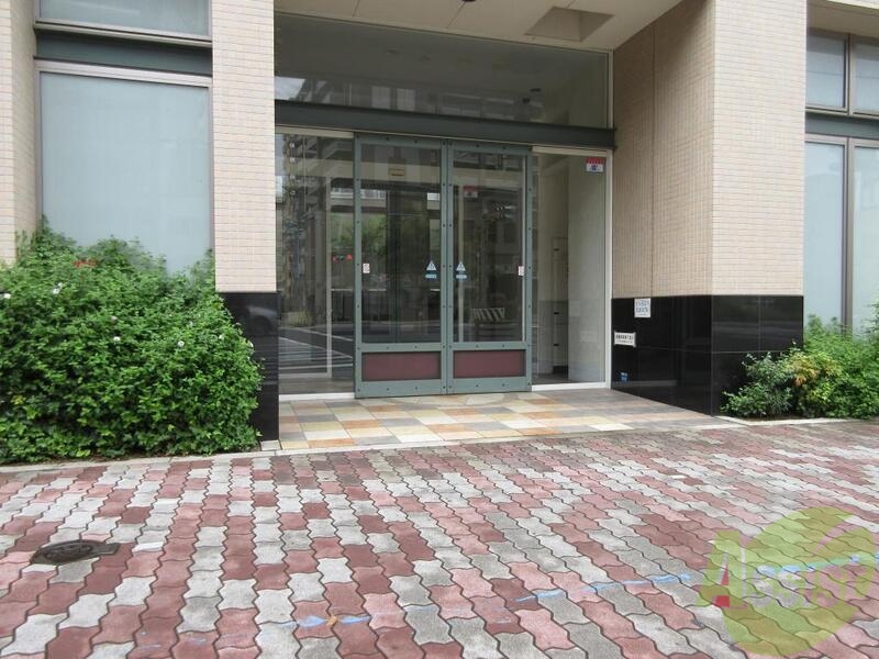 エントランス　入り口は道路に面した側と裏側と２カ所あります。