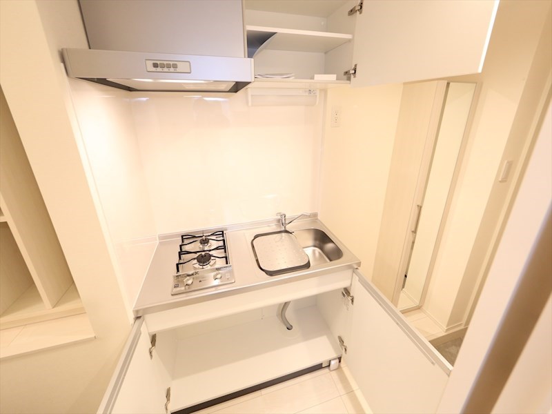 キッチン　システムキッチン（ガス2口コンロ付）