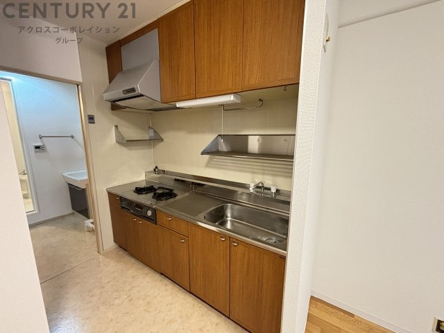 キッチン　二口のコンロ！