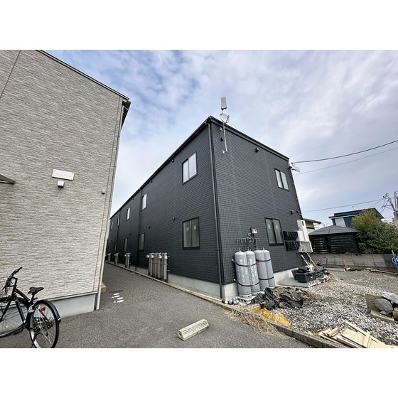 建物外観　※建設途中のお写真です。