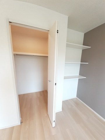 収納　たっぷりとした収納スペースです