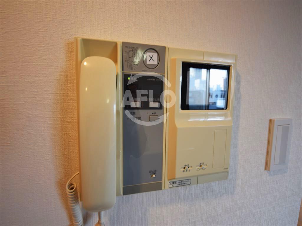セキュリティ　プレサンス心斎橋モデルノ　ＴＶ付モニターホン