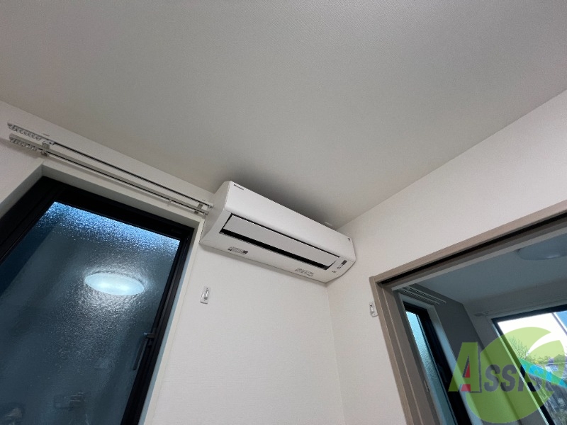 その他設備　エアコンも設置されております。毎日快適に過ごせそうですね。