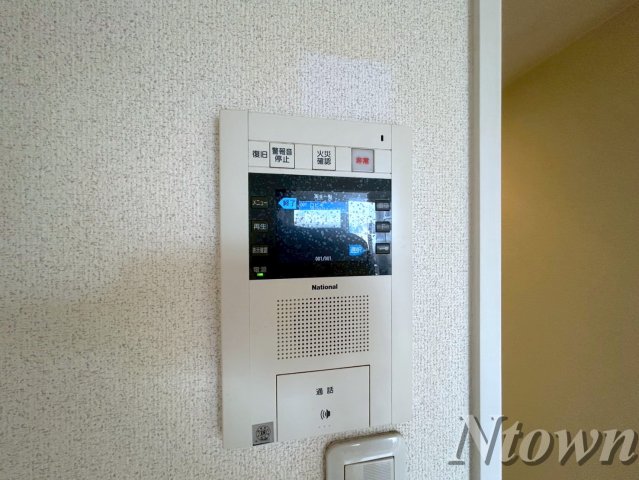 セキュリティ　モニター付きインターフォンです