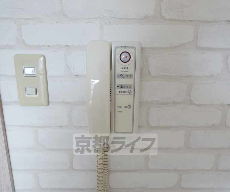 セキュリティ　来客も安心です。