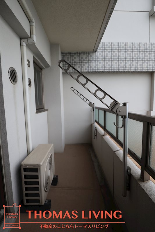 バルコニー　※別号室の写真です。