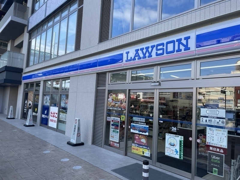 コンビニ　LAWSON蒲生西口店（コンビニ）まで83m
