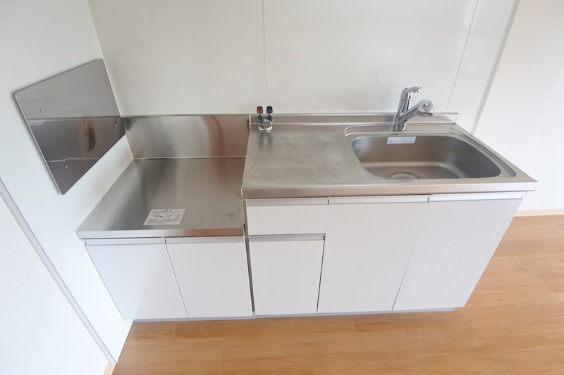 キッチン　2口ガスコンロ設置可能