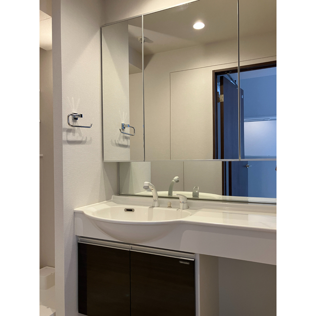 洗面設備　※同タイプ・別部屋の写真になります