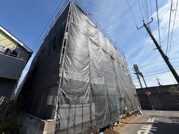 建物外観　建築中