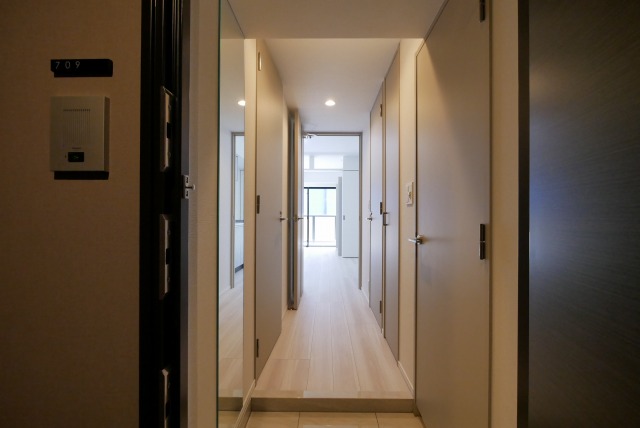 玄関　明るい玄関です