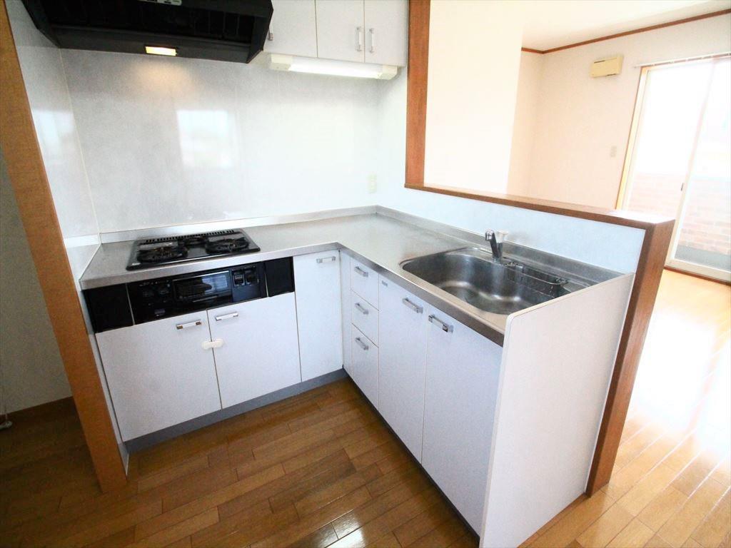 キッチン　キッチンの作業スペースがとっても広い♪