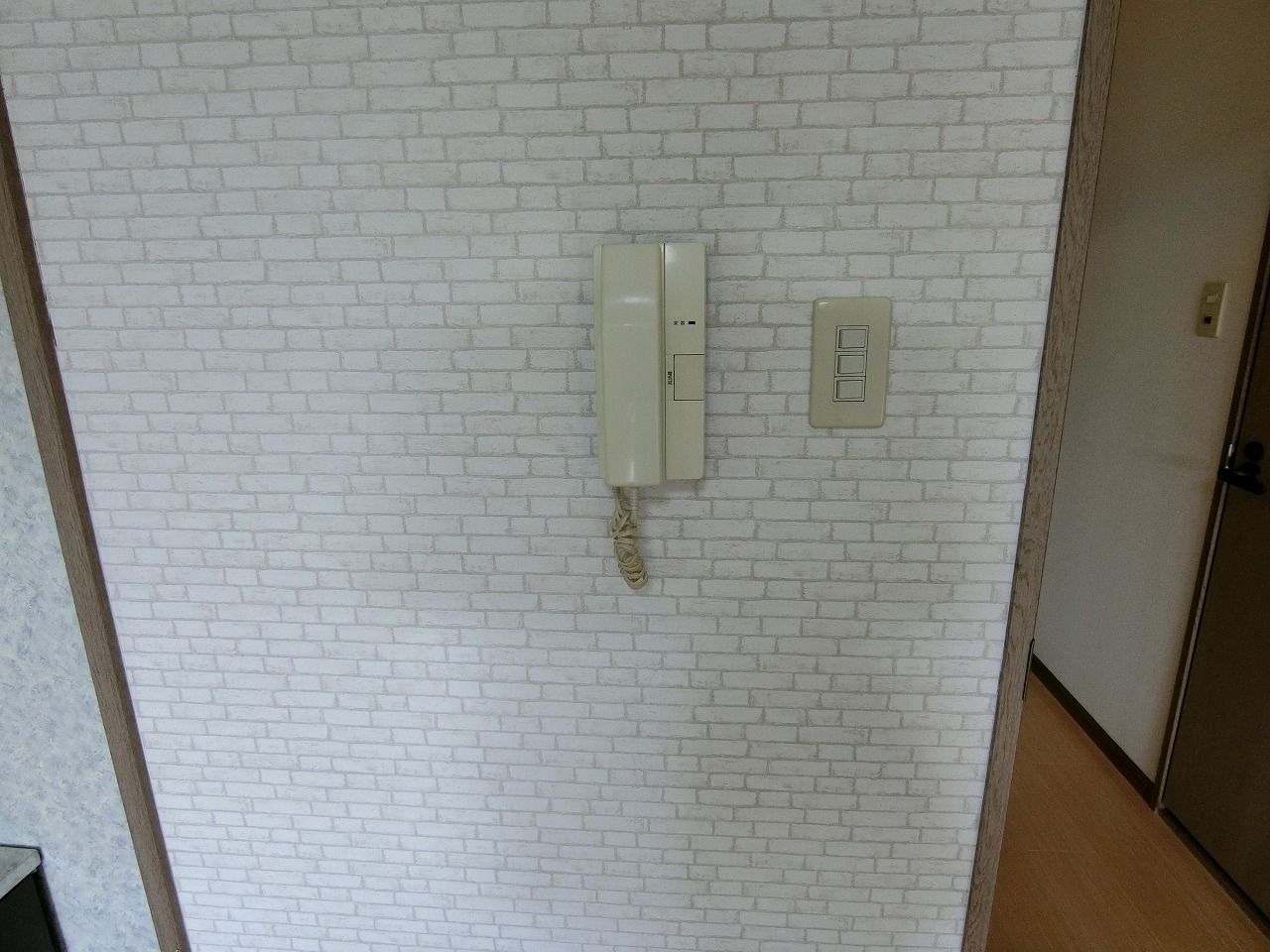 セキュリティ　前回モデルルーム設置時の写真です。