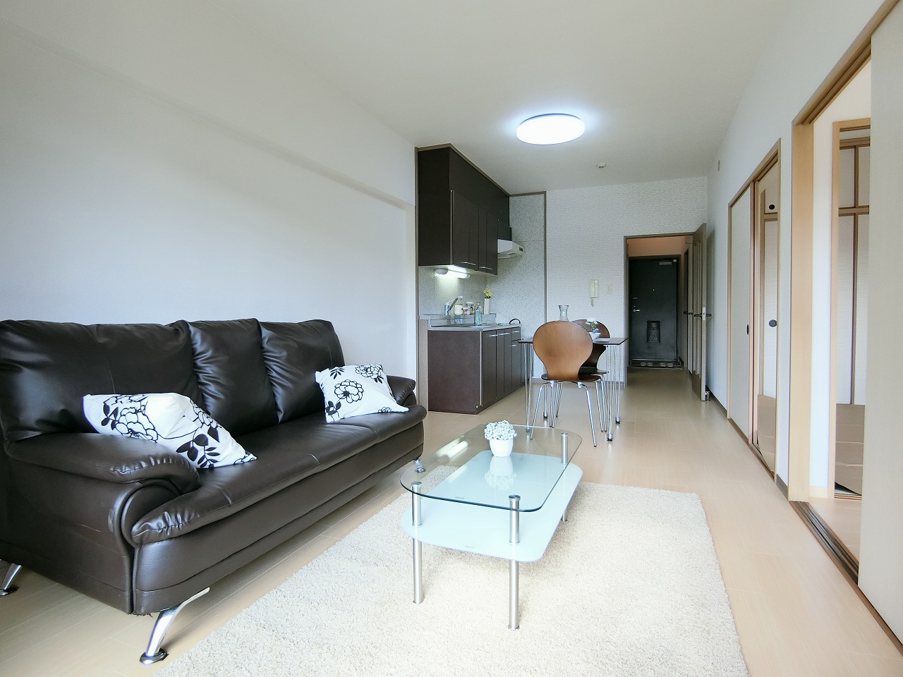 居室・リビング　前回モデルルーム設置時の写真です。