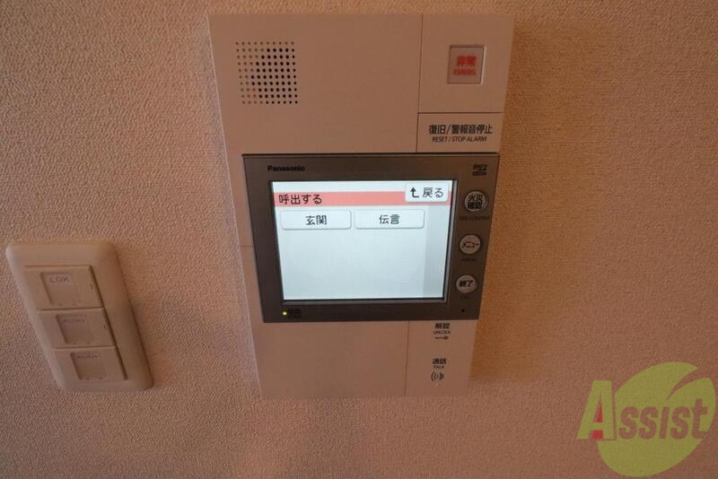 セキュリティ　安心のモニターフォンです。