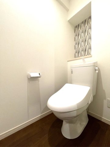 トイレ　清潔感のあるトイレです。