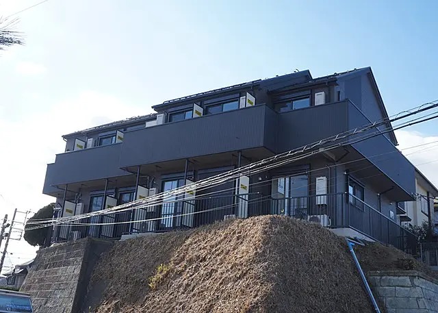 建物外観　インターネット使用料無料なお部屋です。