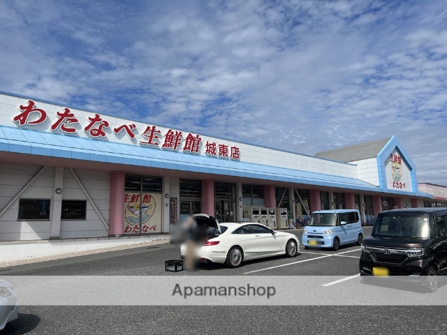 スーパー　（株）わたなべ生鮮館／城東店（スーパー）まで423m