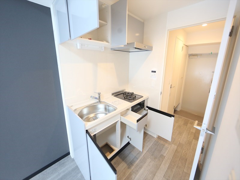 キッチン　システムキッチン（ガス2口コンログリル付）