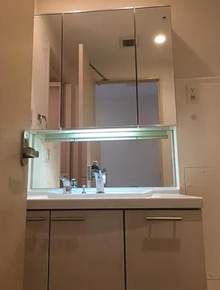 洗面設備　※別部屋の参考写真です。