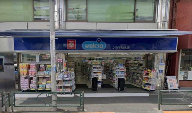 ドラックストア　ウエルシア文京千駄木店（ドラッグストア）まで308m
