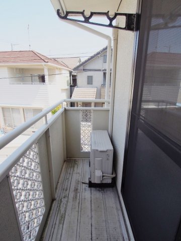 バルコニー　写真は角部屋の写真です