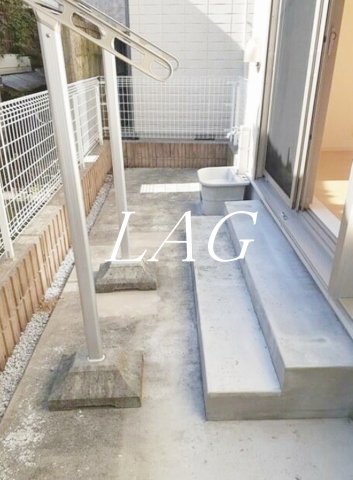 庭　テラスです。