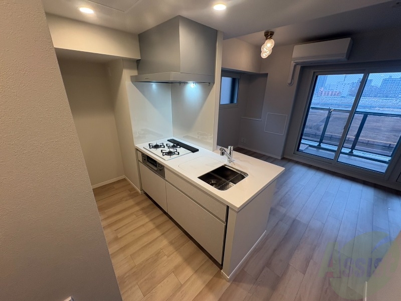 キッチン　システムキッチンなので、すぐお料理に使えます！