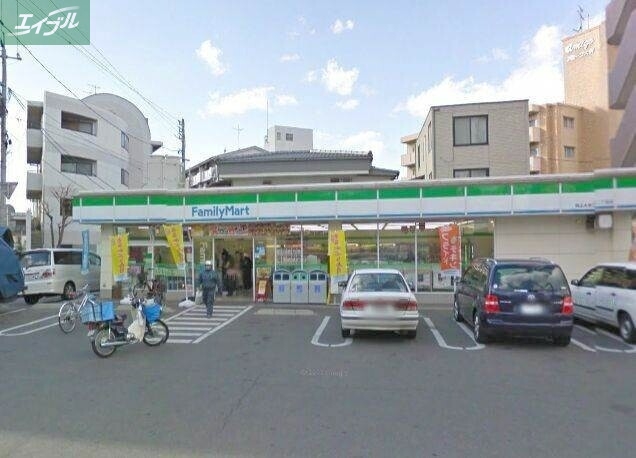 コンビニ　ファミリーマート岡山大供二丁目店（コンビニ）まで125m