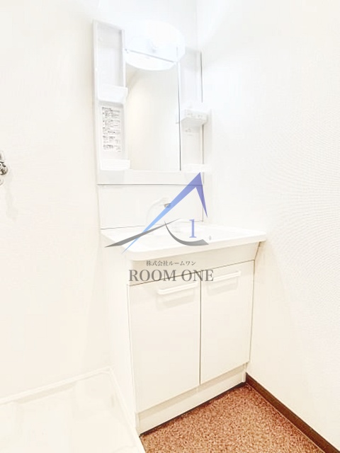 洗面設備　洗面台です。