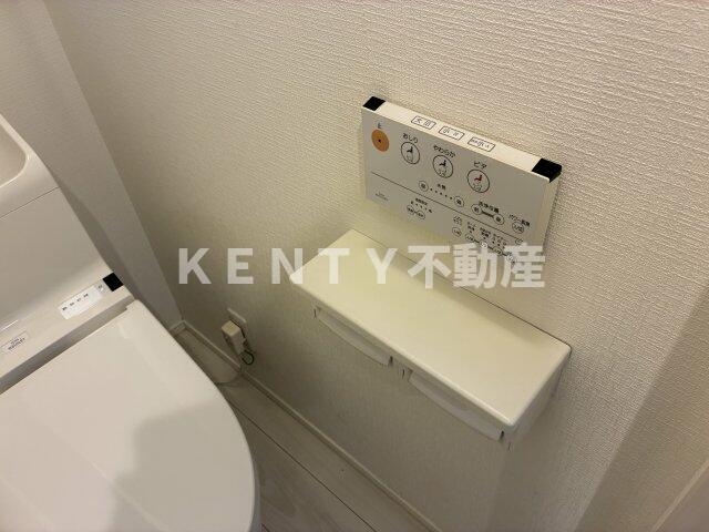 トイレ　ゆったりとした空間のトイレです