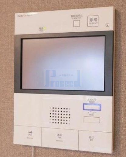 セキュリティ　☆モニター付きインターホン☆