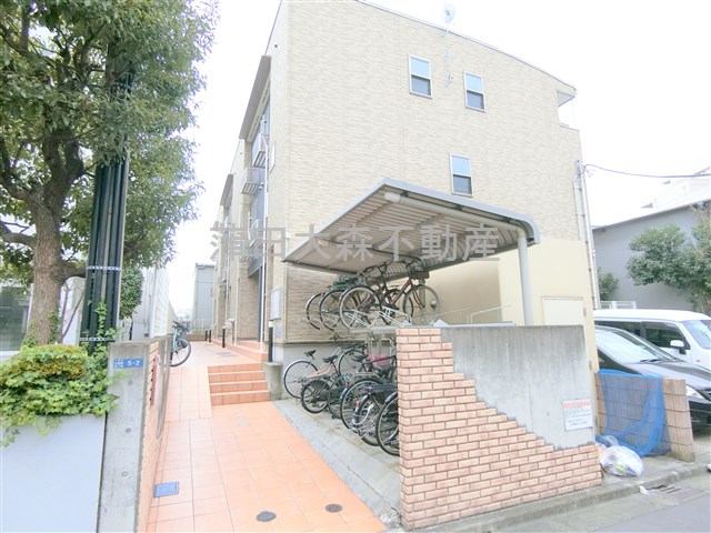建物外観　2012年8月築　木造地上3階建て 東京都大田区大森南5丁目