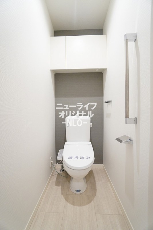 トイレ　トイレには快適な温水洗浄便座付