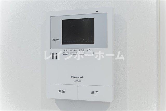 セキュリティ　モニタ付きインターホンです
