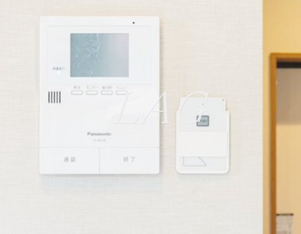 セキュリティ　モニター付きインターフォンです。