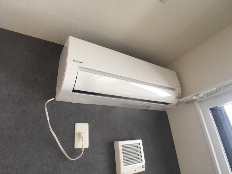その他設備　エアコンが設置してありますので、寒暖対策もばっちり。