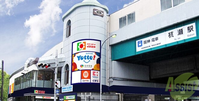 ショッピングセンター　ヨッテ杭瀬（ショッピングセンター）まで349m