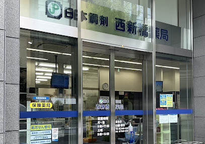 ドラックストア　日本調剤西新橋薬局（ドラッグストア）まで367m