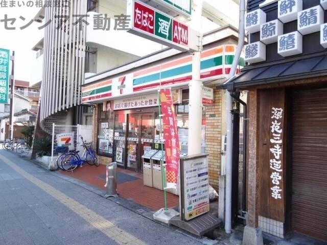 コンビニ　セブンイレブン大阪関目1丁目南店（コンビニ）まで23m