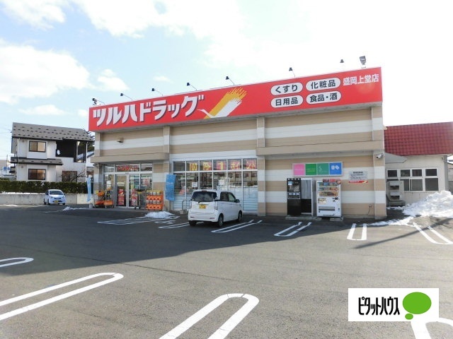 ドラックストア　ツルハドラッグ盛岡上堂店（ドラッグストア）まで586m