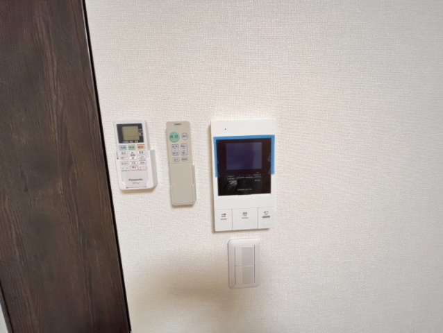 セキュリティ　モニター付きインターホンです