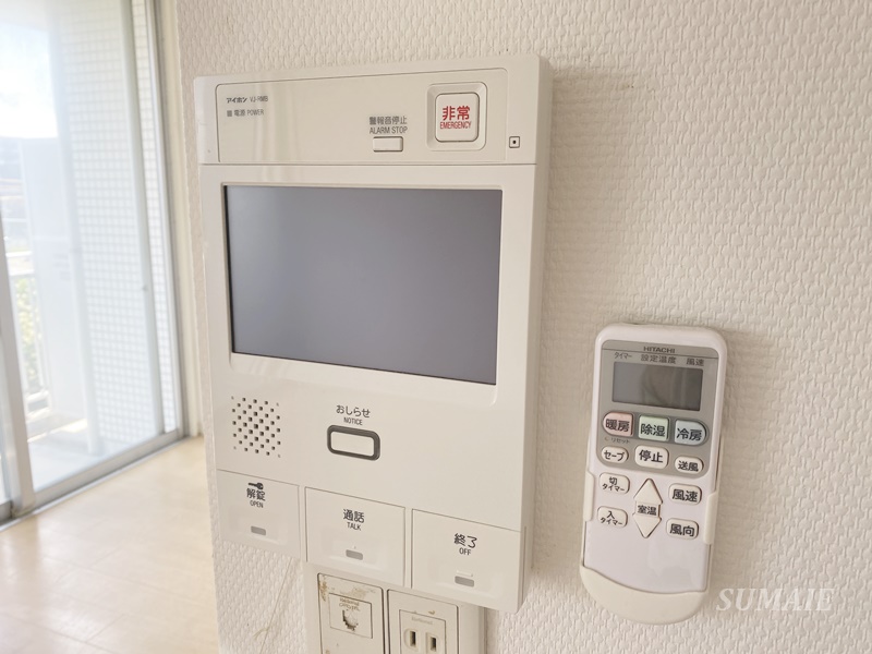 セキュリティ　安心のモニター付きインターホン☆