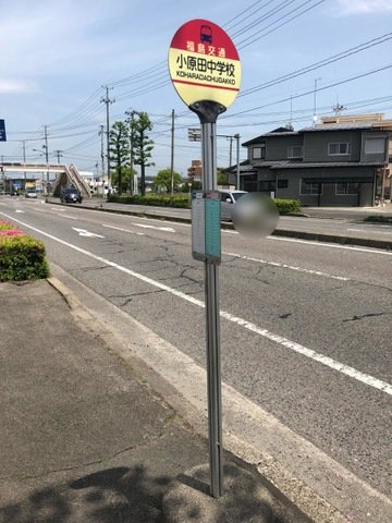 その他　「小原田中学校」バス停留所（その他）まで0m