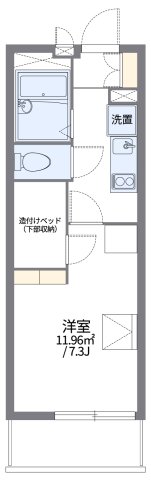 レオパレスメモラブルIIの間取り写真