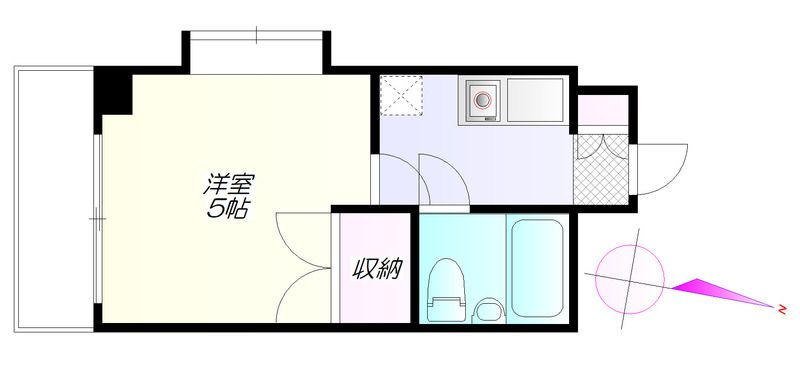 建物外観　※全て別号室のお写真。内装等参考にしてください。