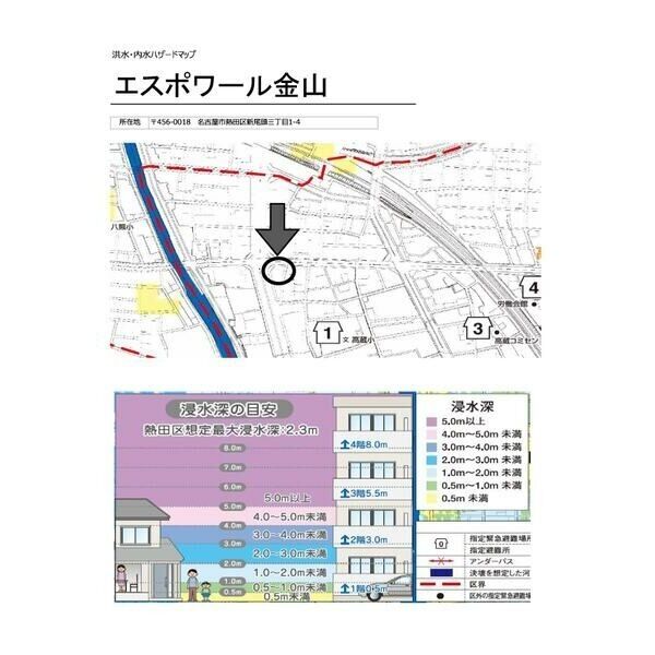 エントランス　ハザードマップ